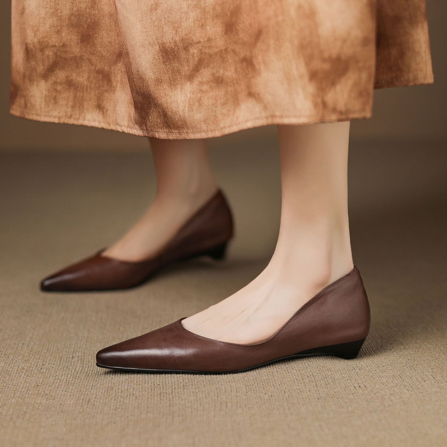 Irella Genuine Leather Flats