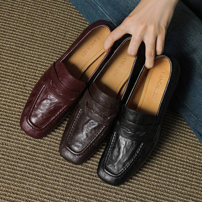 Sora Genuine Leather Heels