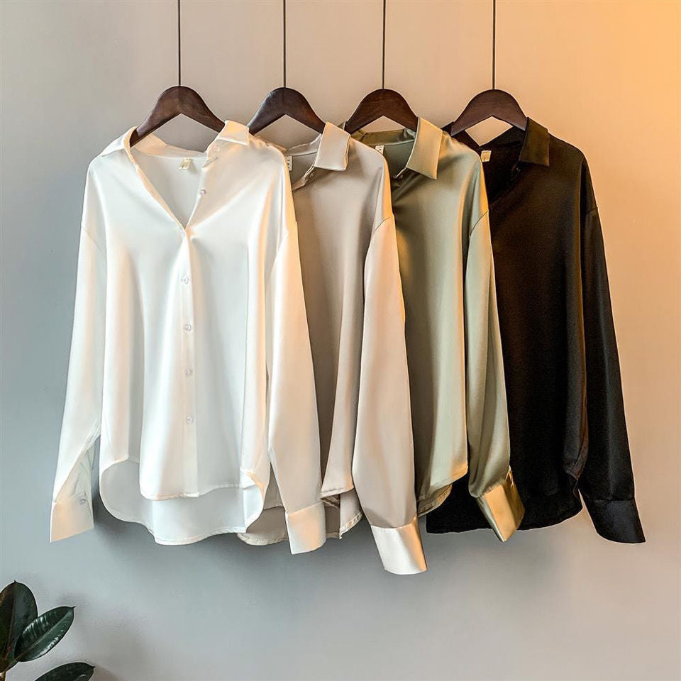 Mirela Satin Shirt