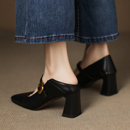 Kelis Genuine Leather Heels