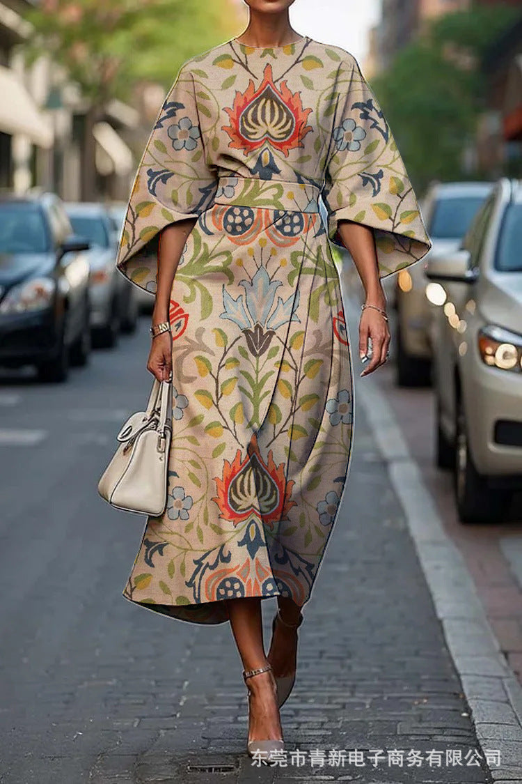 Serelinne | Women’s Bold Statement Midi Dress