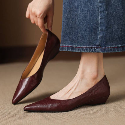 Emry Genuine Leather Pumps