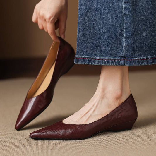 Emry Genuine Leather Pumps