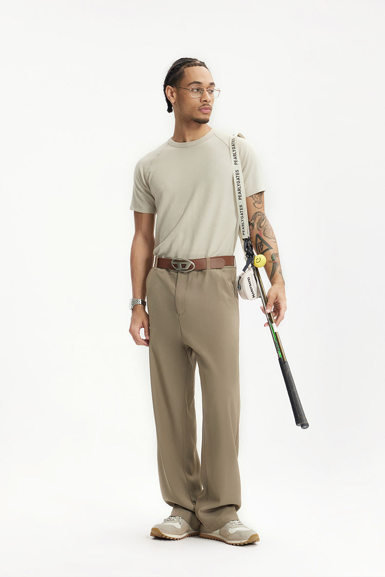 Men's Wide Leg Dress Pants - 
Fashinoza