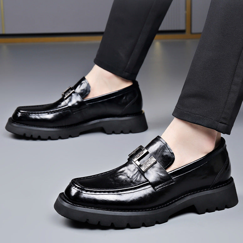 Kagen Men's Leather Loafers - 
Fashinoza