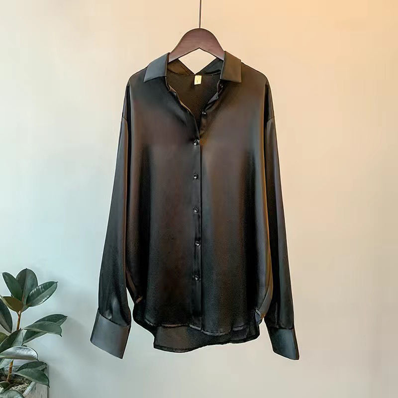 Mirela Satin Shirt