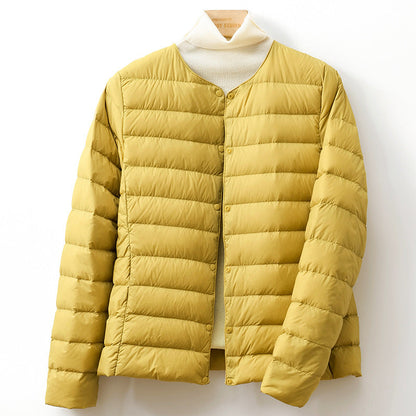Women's Down Puffer Jacket - 
Fashinoza