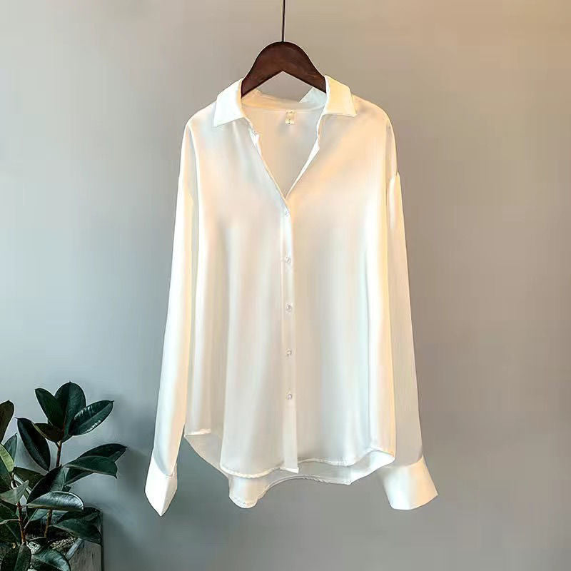 Mirela Satin Shirt