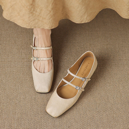 Orik Genuine Leather Flats