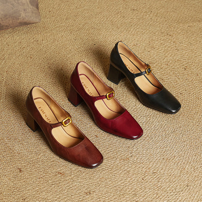 Olea Genuine Leather Heels