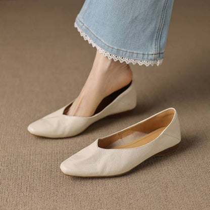 Darsi Genuine Leather Flats