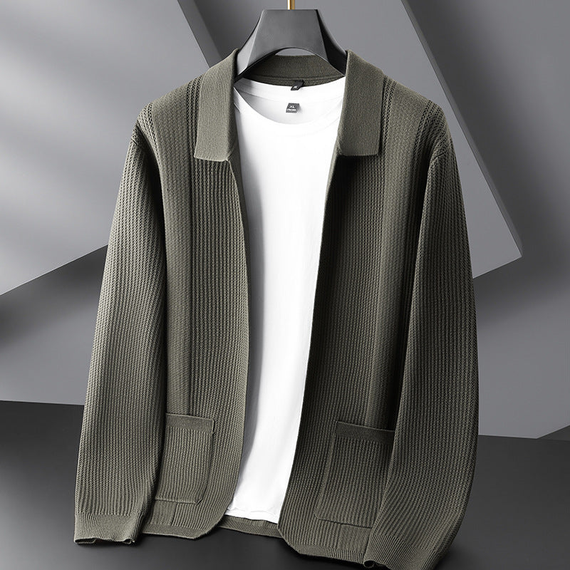 Women's Open Front Knit Cardigan - 
Fashinoza