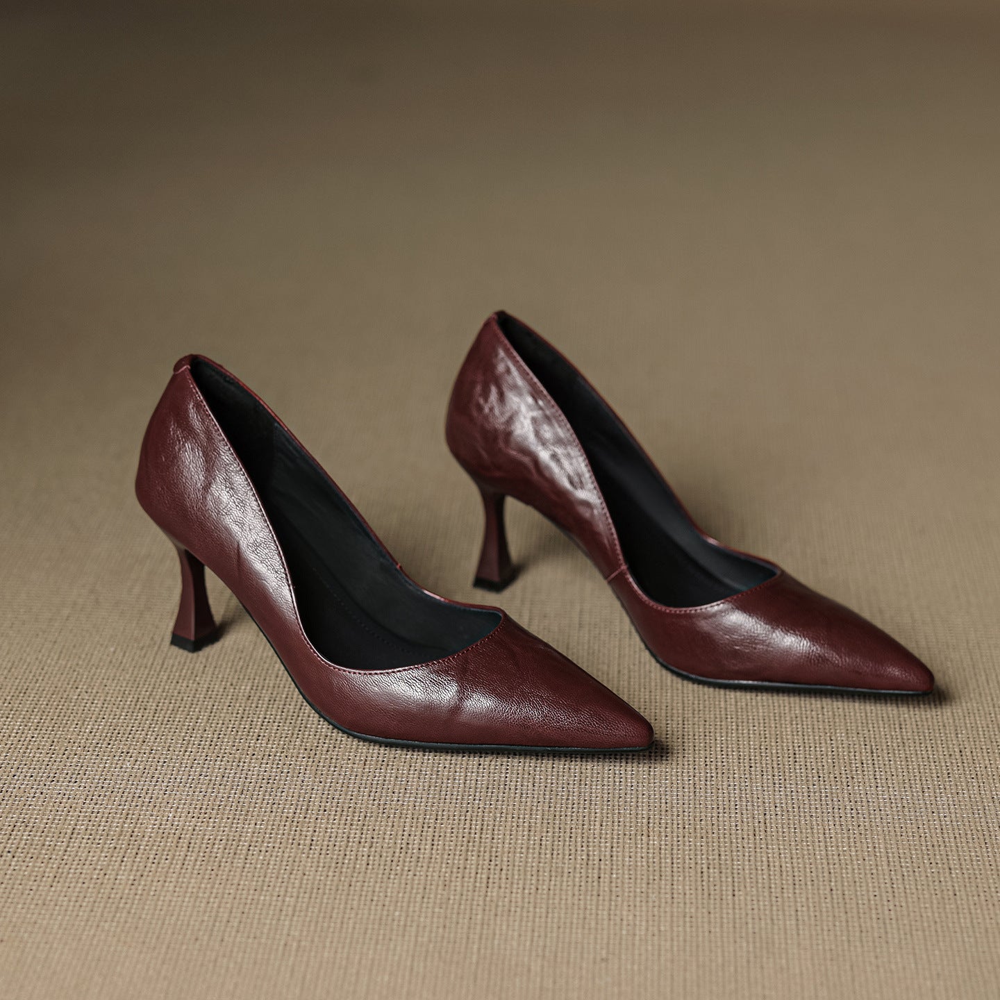 Viora Genuine Leather Heels