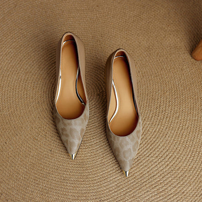 Valea Genuine Leather Heels