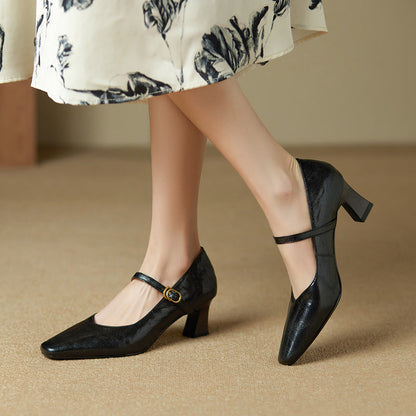 Estel Genuine Leather Heels