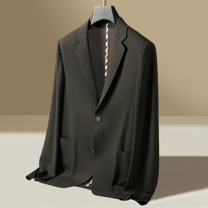 Men's Two Button Blazer - 
Fashinoza