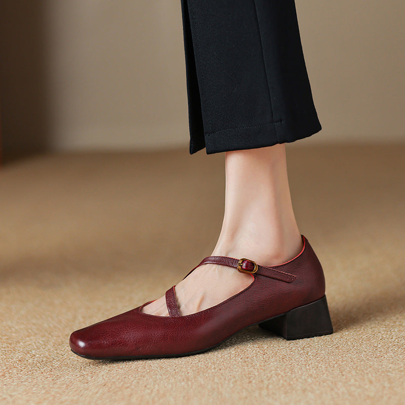 Evra Genuine Leather Heels