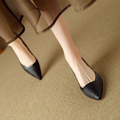 Enzo Genuine Leather Heels