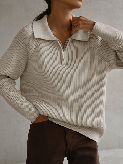Women's Quarter-Zip Sweater
