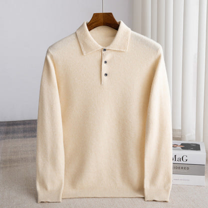 Classic Knit Polo Sweater