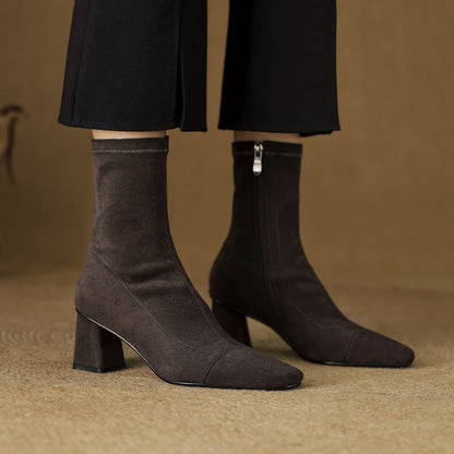 Aelis Genuine Suede Boots