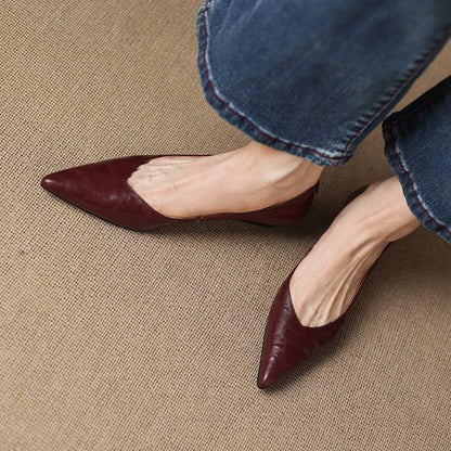 Emry Genuine Leather Pumps