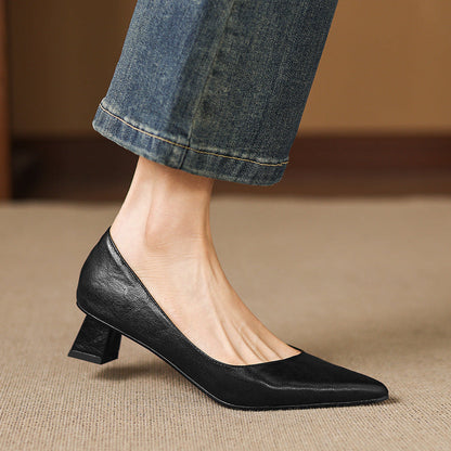 Kreya Genuine Leather Heels