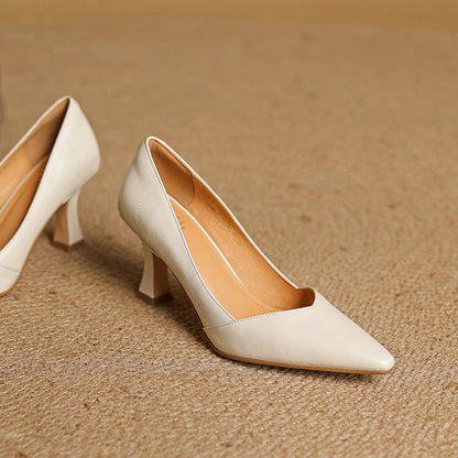 Zyne Genuine Leather Heels