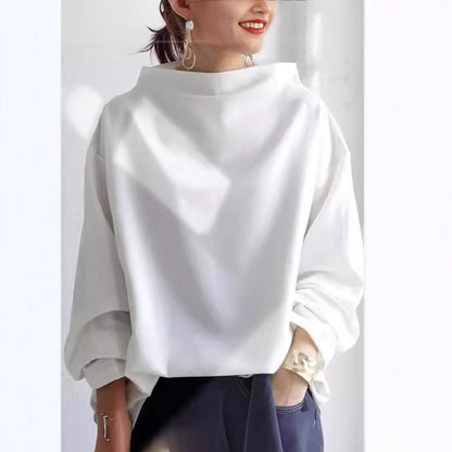 Women's High Neck Soft Knit