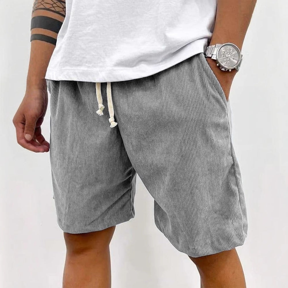 Men's Striped Drawstring Shorts
