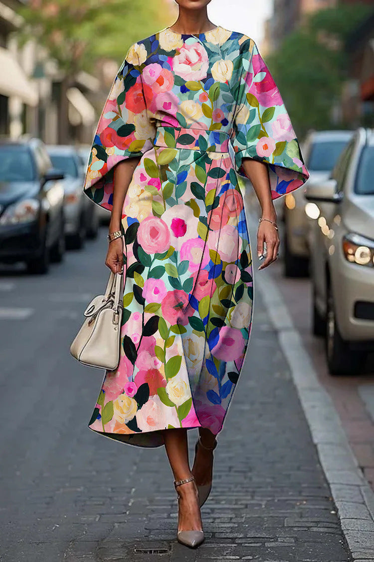 Serelinne | Women’s Bold Statement Midi Dress