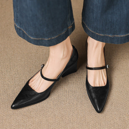Orvia Genuine Leather Heels