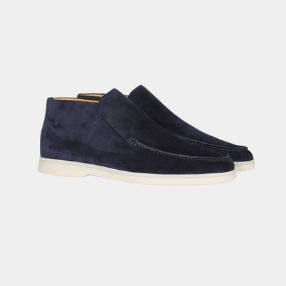 Men's Suede Loafer Shoes Classic Brown