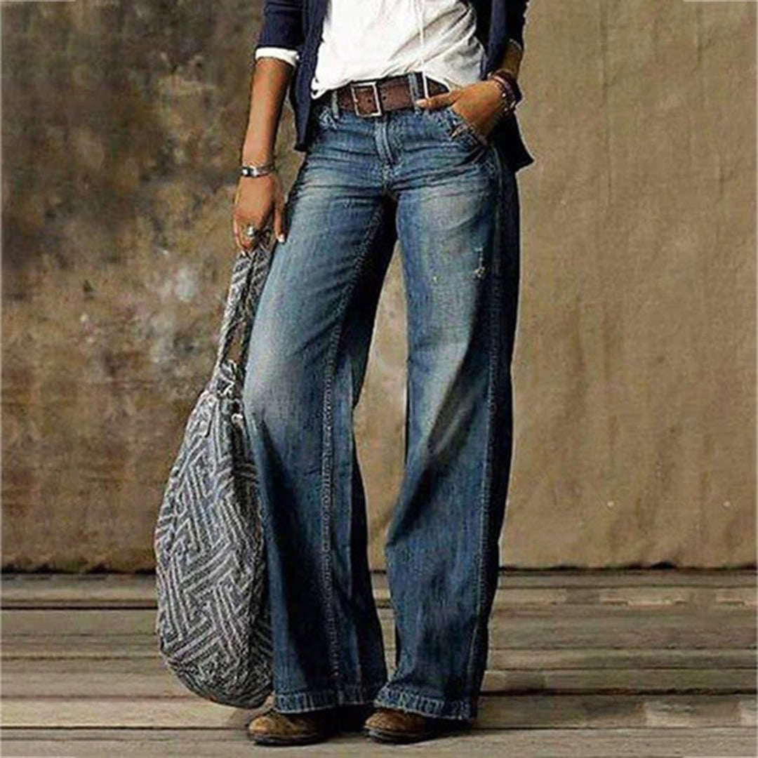 Relaxed Vintage Wide-Leg Pants