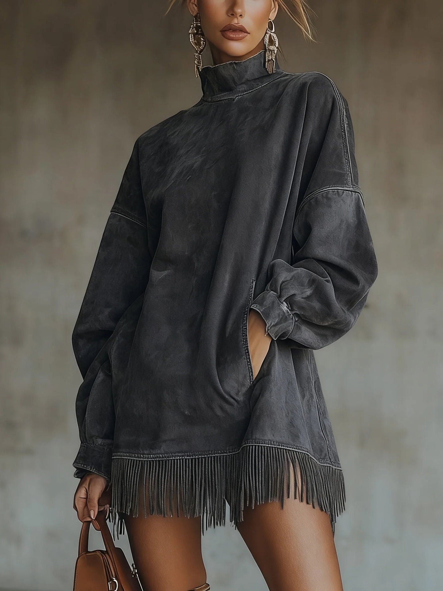 Women's Fringe Dress Cozy