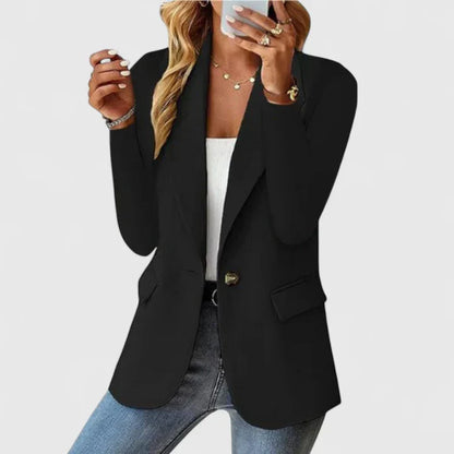 Women's Single Button Tailored Blazer