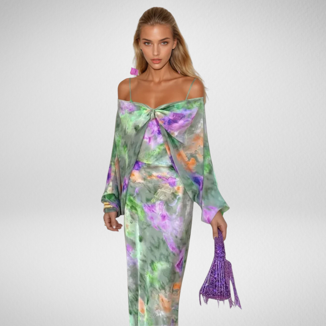 Artful Drape Evening Gown
