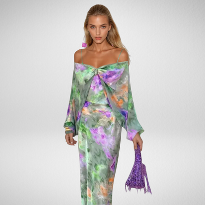Artful Drape Evening Gown