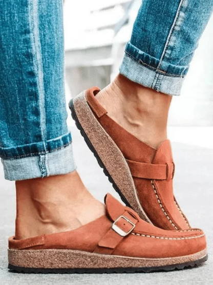 Women's Backless Slip-On Loafers