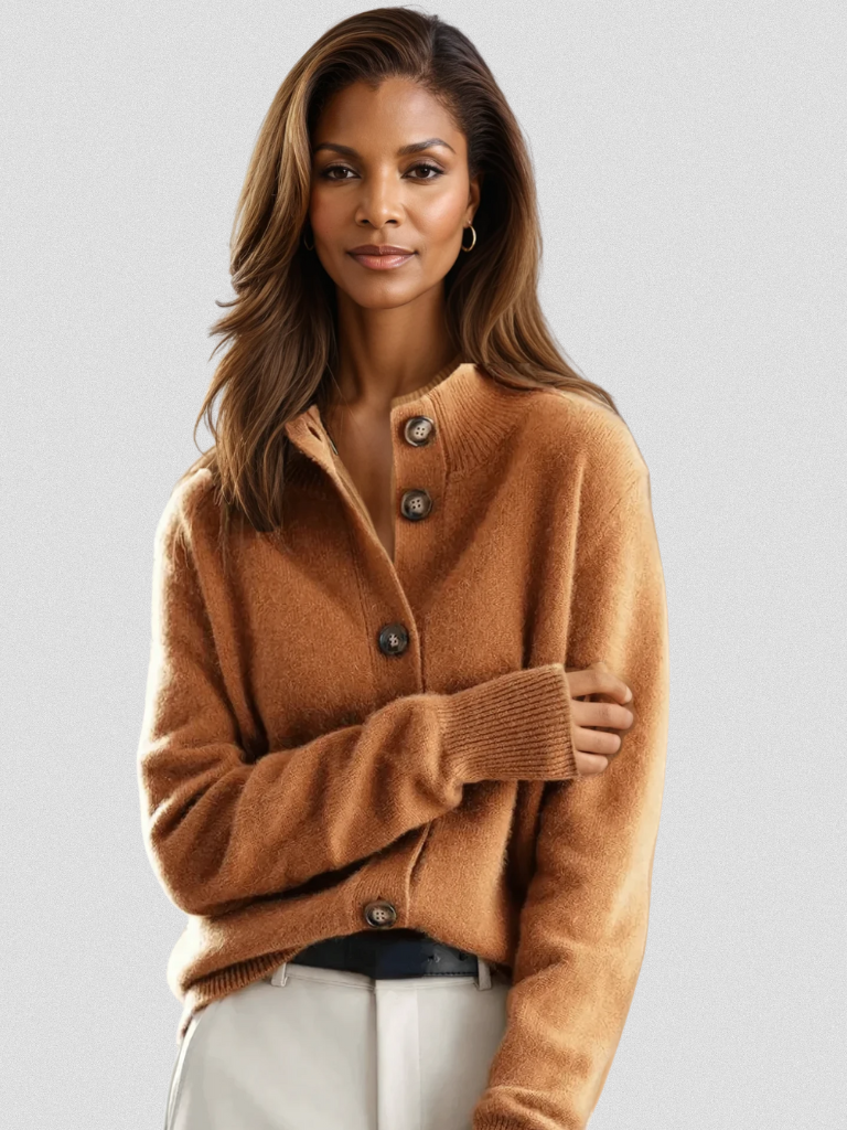 Soft Button Knit Cardigan