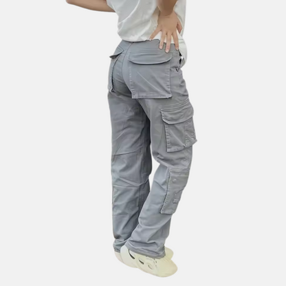 Women's High Waist Cargo Pants