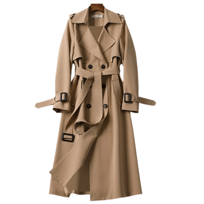 Women's Vintage Trench Coat Timeless Modern - Fashinoza