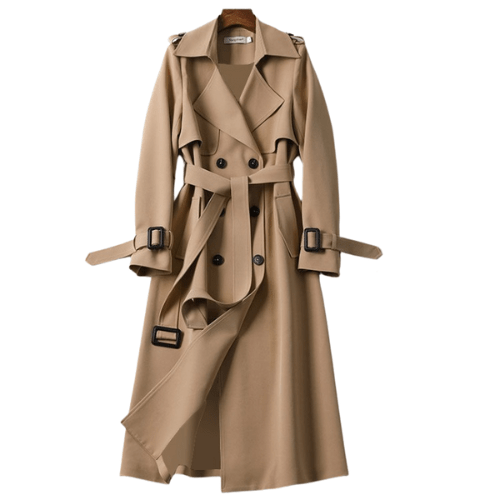 Women's Vintage Trench Coat Timeless Modern - Fashinoza