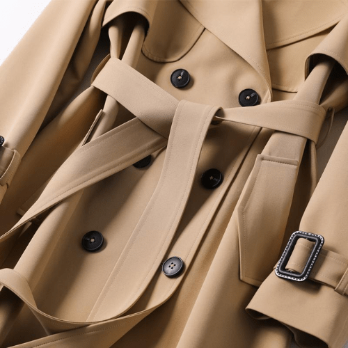 Women's Vintage Trench Coat Timeless Modern