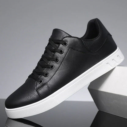 Men's Faux Leather Sneakers