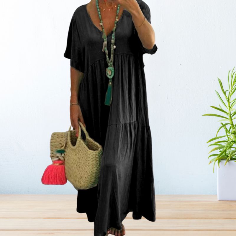 Women's Elegant Draped Dress