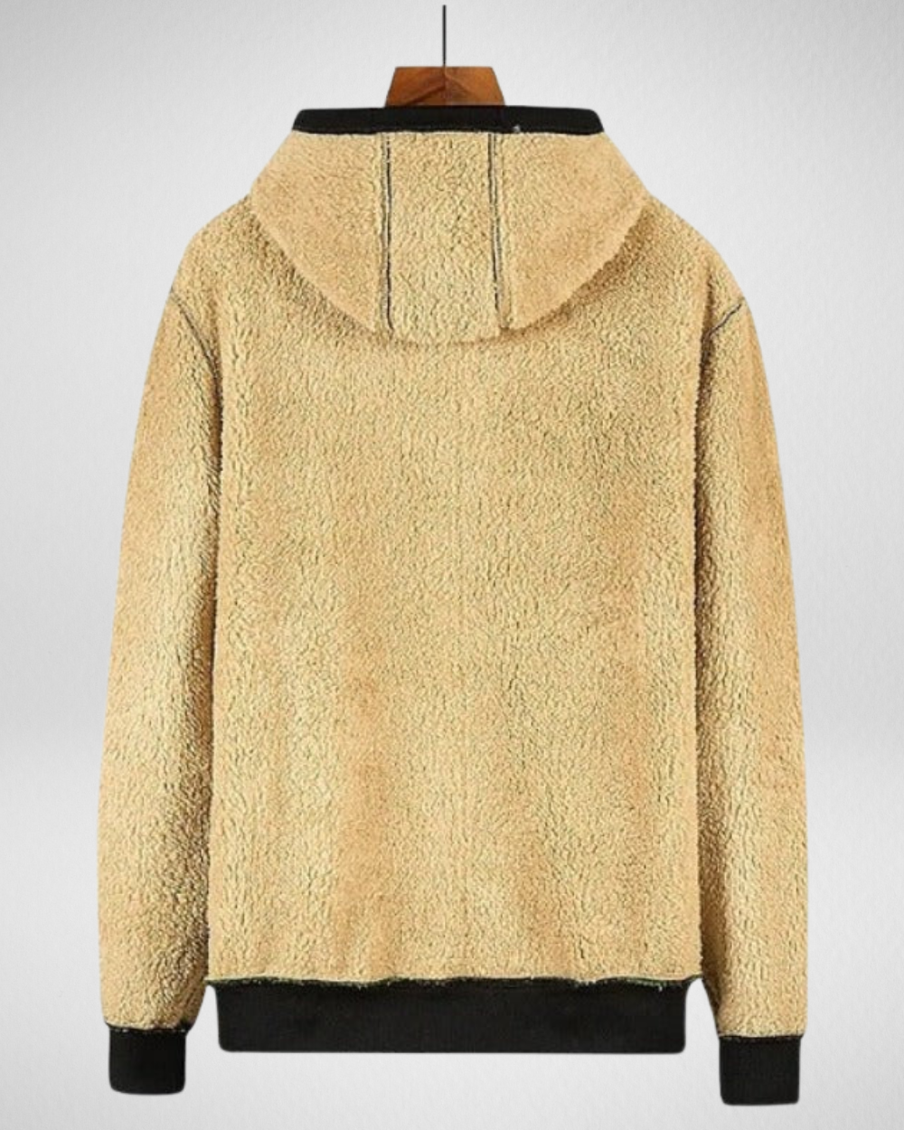 Men’s Winter Plush-Lined Zip Hoodie