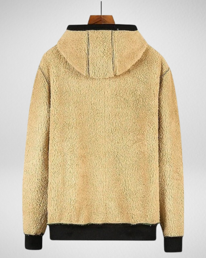 Men’s Winter Plush-Lined Zip Hoodie