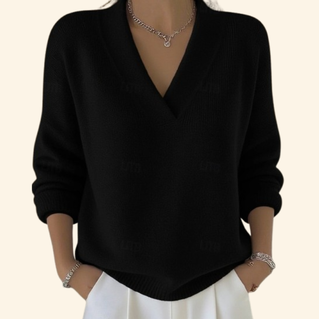Women's Soft V-Neck Blouse