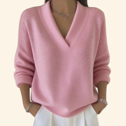 Women's Soft V-Neck Blouse